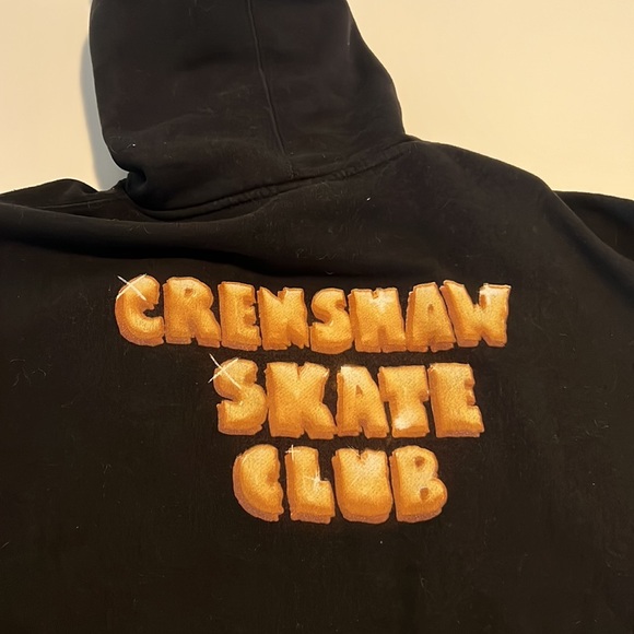 CRENSHAW SKATE CLUB BLING OG LOGO HOODIE IN BLACK - Picture 11 of 11